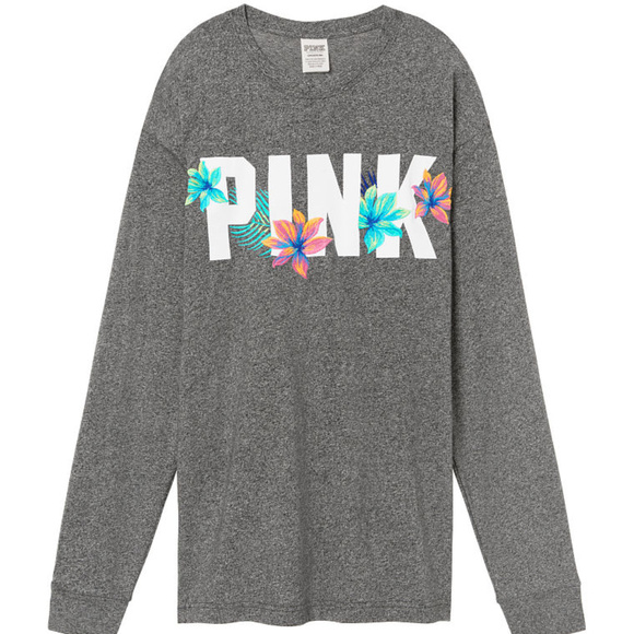 PINK Victoria's Secret Tops - SOLD, SOLD!!! Sleeve Campus Tee XS